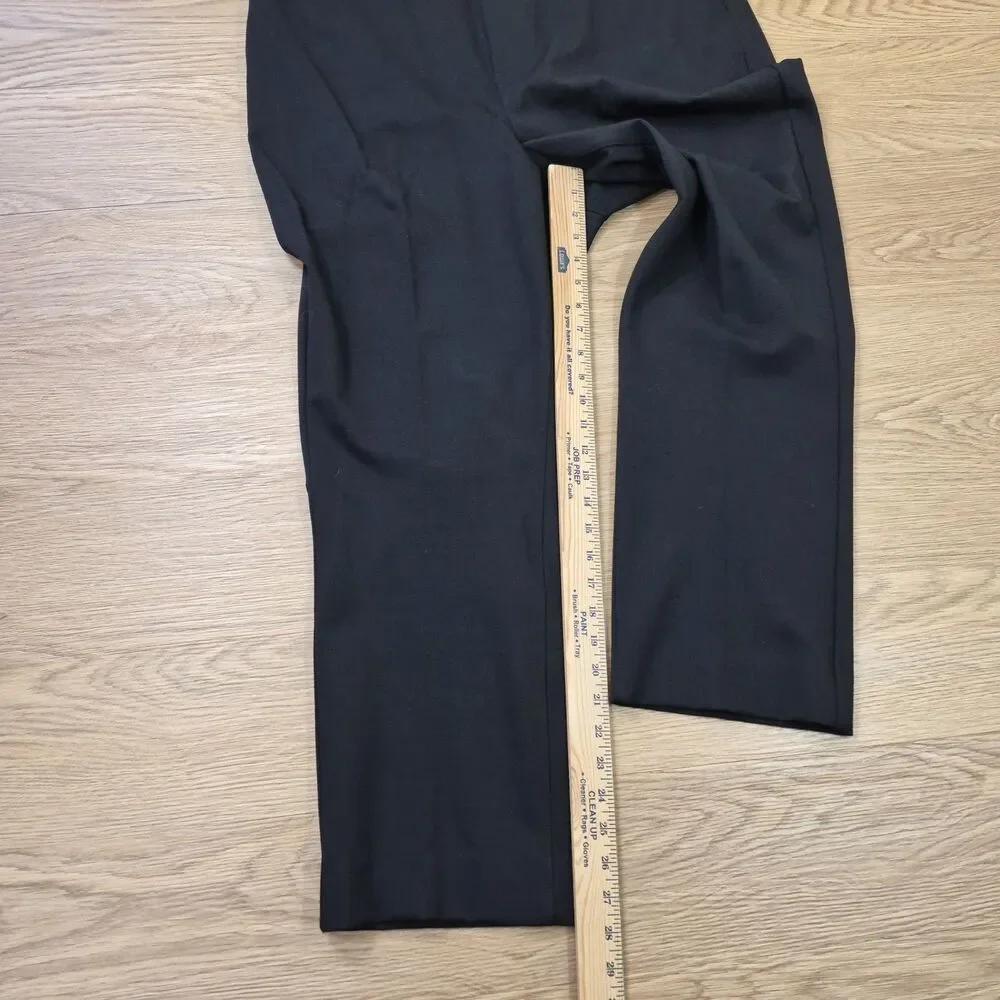 NYDJ Pants Womens 18W Black Stretch Yoga Comfort Lift Tuck Technology Dress Work